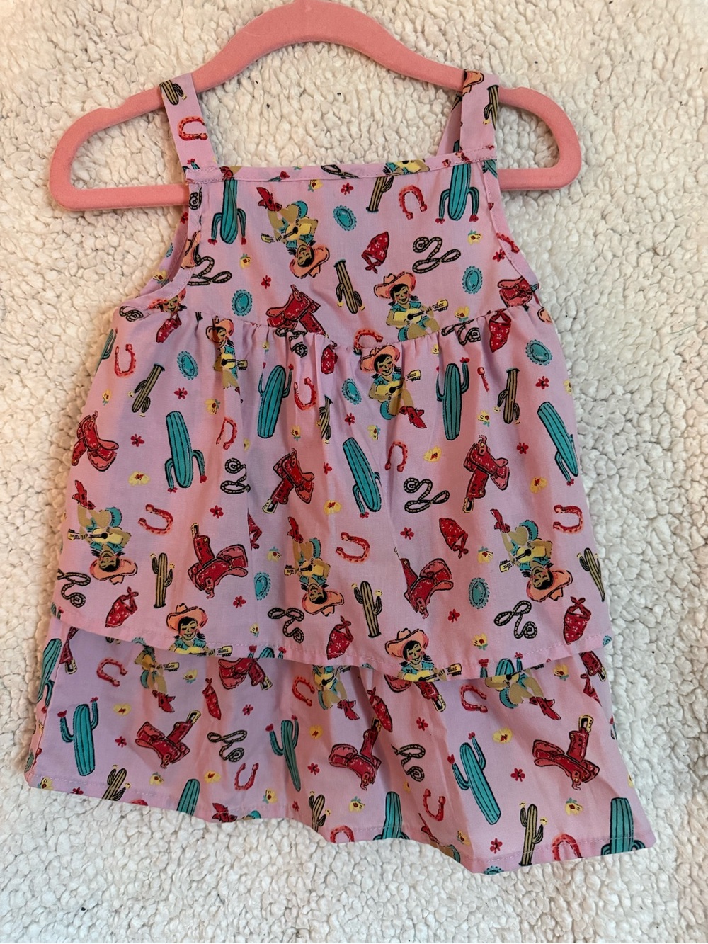 Wrangler Toddler Girls Cowgirl Motif Dress 3T
